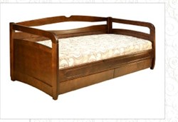 Кровать "Омега" с выдвижными ящиками - фото 15442